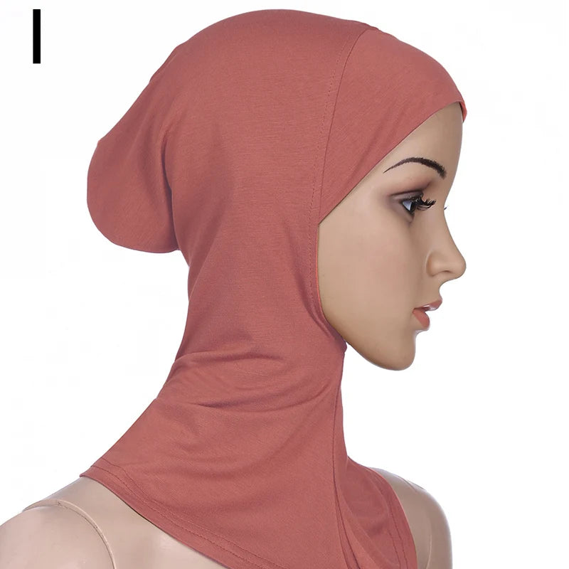 Comfortable Inner Hijab Cap, Islamic Underscarf Ninja Hijab, Head Cover Scarf, Bonnet Hat Cap for Women.