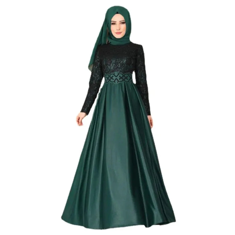 Eid Abaya Dubai Turkey Hijab – Modest Muslim Dress, Islamic Clothing, Maxi African Dresses for Women, Caftan Kaftan Robe, Plus Size S-5XL
