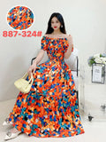 Maxi Long Dress – Elegant Full-Length Gown, Modest Fashion, Long Sleeve Formal Wear for Women