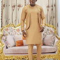Men's African Traditional Suit – Elegant Dashiki Outfit, Cultural Attire, Formal & Casual Wear