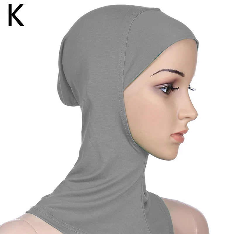 Comfortable Inner Hijab Cap, Islamic Underscarf Ninja Hijab, Head Cover Scarf, Bonnet Hat Cap for Women.