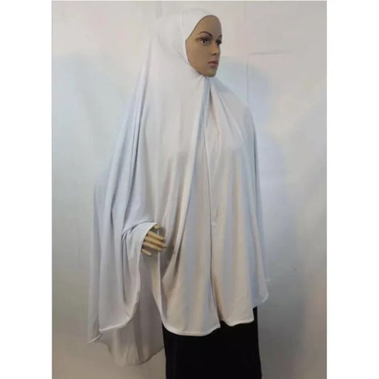 Fashion Muslim Hijab Scarf – Oversized 120x110CM Khimar, Islamic Headscarf, Jersey Turban for Women