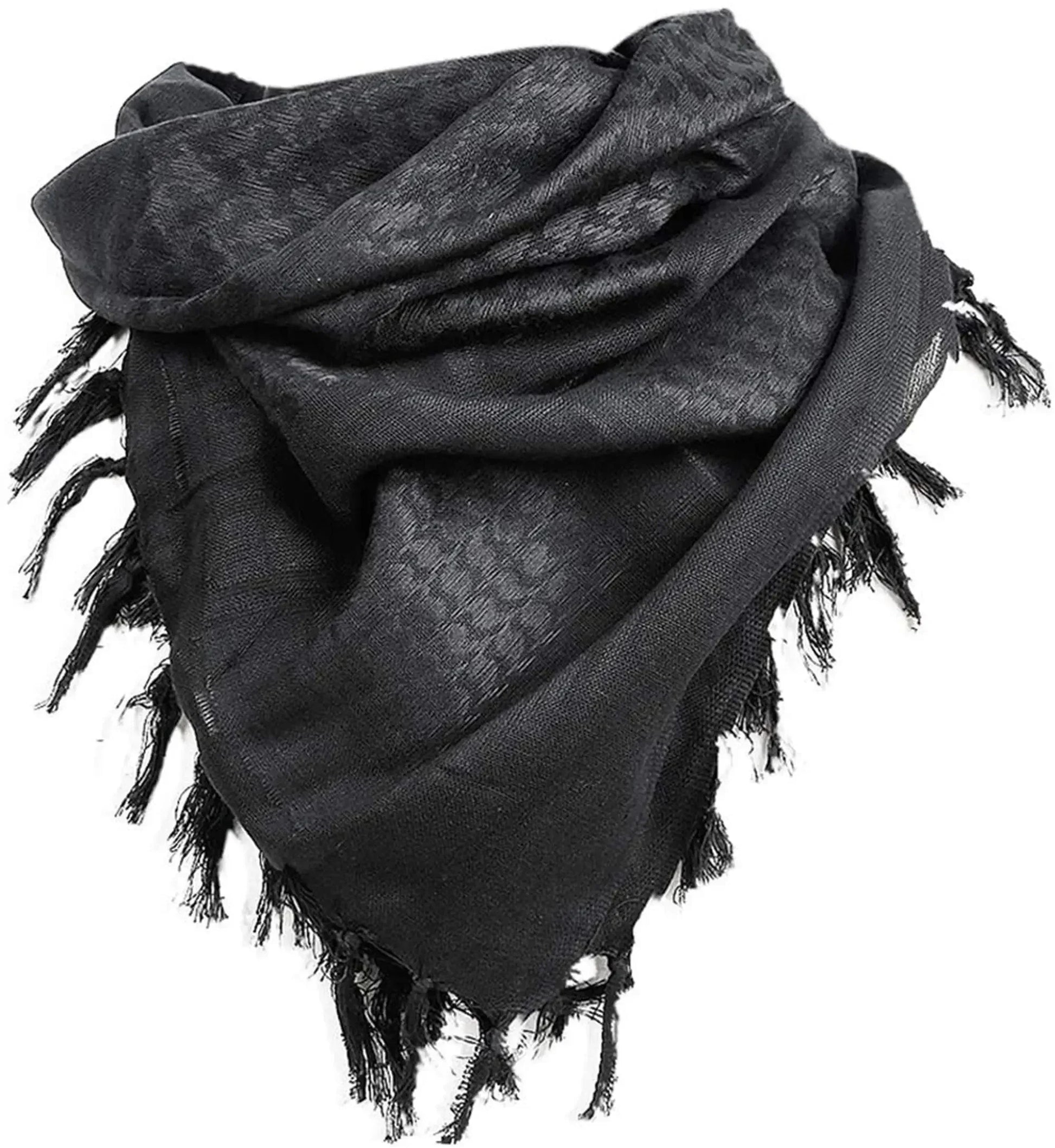 Military Shemagh Tactical Desert Scarf - Muslim Headscarf, Cotton Keffiyeh Head Neck Wrap for Men & Women