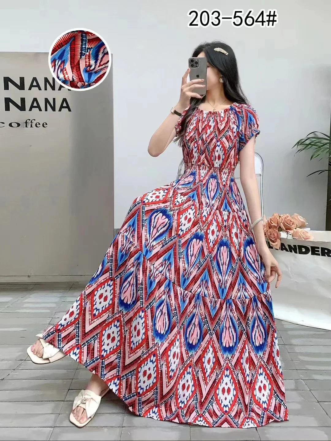 Maxi Long Dress – Elegant Full-Length Gown, Modest Fashion, Long Sleeve Formal Wear for Women