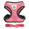Adjustable Pet Harness Vest – Comfortable & Breathable No-Pull Harness for Dogs & Cats, Secure Fit with Reflective Straps