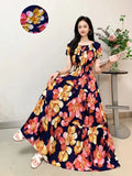 Maxi Long Dress – Elegant Full-Length Gown, Modest Fashion, Long Sleeve Formal Wear for Women