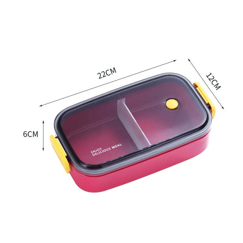 304 stainless steel insulated lunch boxes with separated multi-layer leakproof portable bento picnic box
