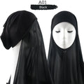 Heavy Chiffon Jersey Hijab for Women, Muslim Fashion Veil, Islamic Headscarf & Scarf