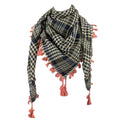 Keffiyeh Tactical Desert Scarf - Shemagh Head Neck Wrap, Unisex Arab Palestine Scarf