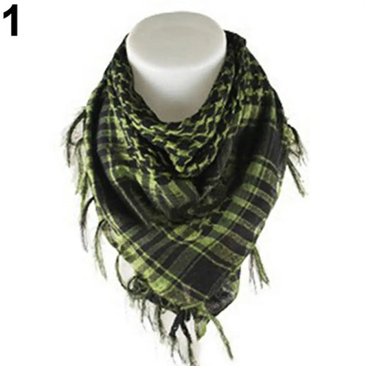 Muslim Hijab Arabian Shemagh Scarf - Military Desert Army Keffiyeh, Hiking & Sports Bandana Wrap