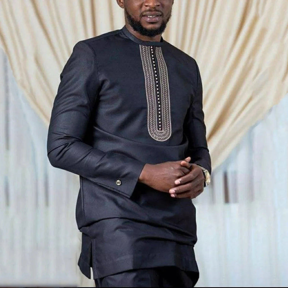 Men’s Kaftan Wear – Elegant Traditional Long Robe, African and Middle Eastern Style, Comfortable and Stylish Attire