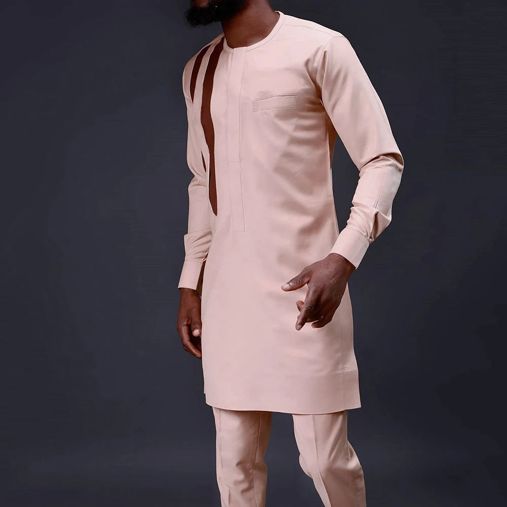 Men’s Kaftan Wear – Elegant Traditional Long Robe, African and Middle Eastern Style, Comfortable and Stylish Attire