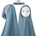 Heavy Chiffon Jersey Hijab for Women, Muslim Fashion Veil, Islamic Headscarf & Scarf
