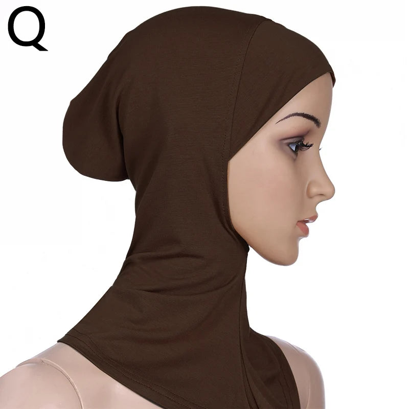 Comfortable Inner Hijab Cap, Islamic Underscarf Ninja Hijab, Head Cover Scarf, Bonnet Hat Cap for Women.