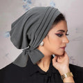 Muslim women's stretch turban hijab, underscarf chemo caps, head scarves for cancer patients, comfortable and stylish headwear