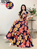 Maxi Long Dress – Elegant Full-Length Gown, Modest Fashion, Long Sleeve Formal Wear for Women
