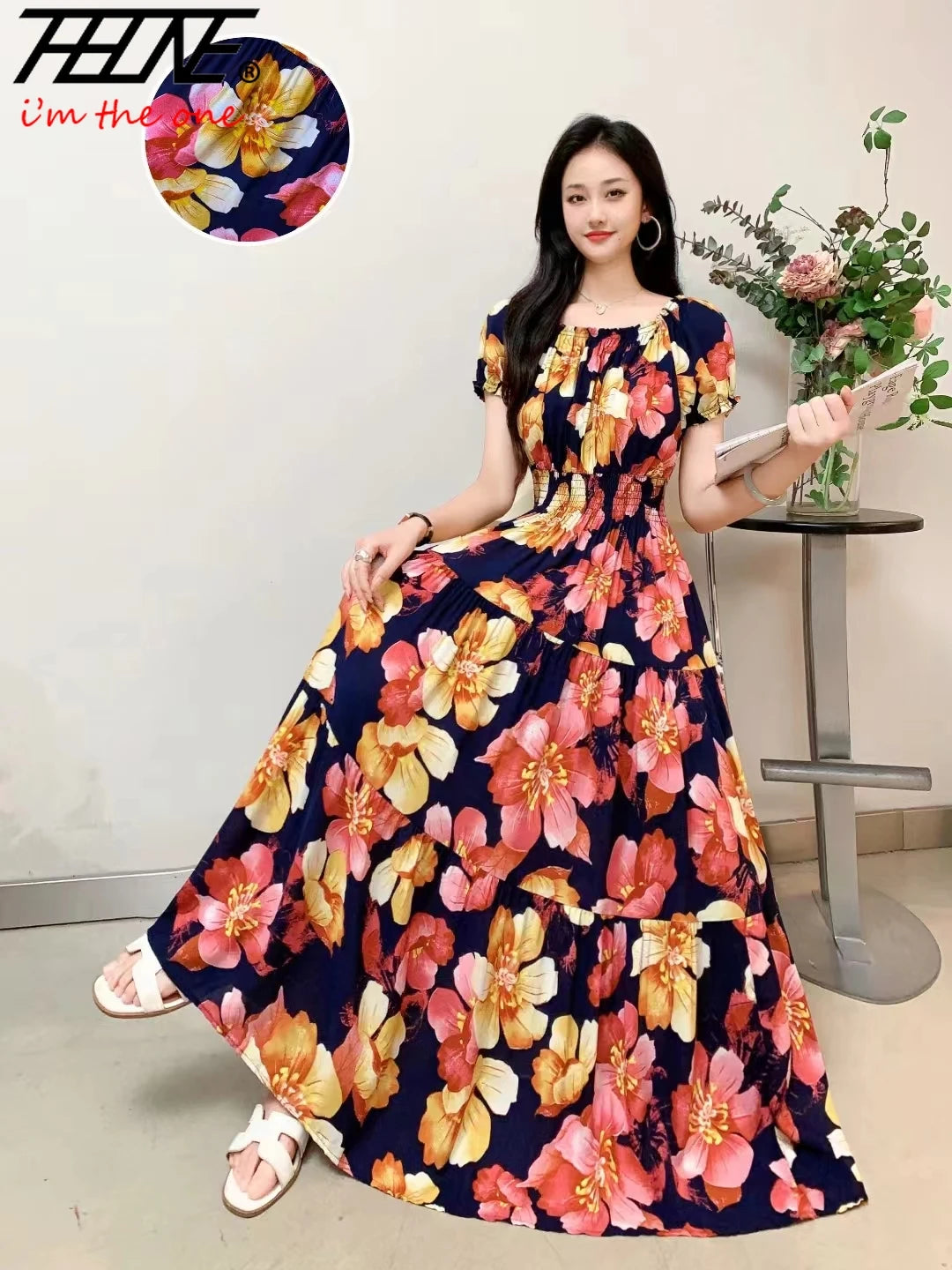 Maxi Long Dress – Elegant Full-Length Gown, Modest Fashion, Long Sleeve Formal Wear for Women