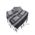 Tactical Shemagh Keffiyeh Scarf – 43x43 Inch Arab Head & Neck Wrap with Tassels for Men & Women, Desert Military Style