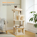 Multi-Level Cat Tree with Hammock – Cat Condo & Tower for Indoor Cats, Scraper with Scratching Posts, Kitten House, Bed & Cat Toys