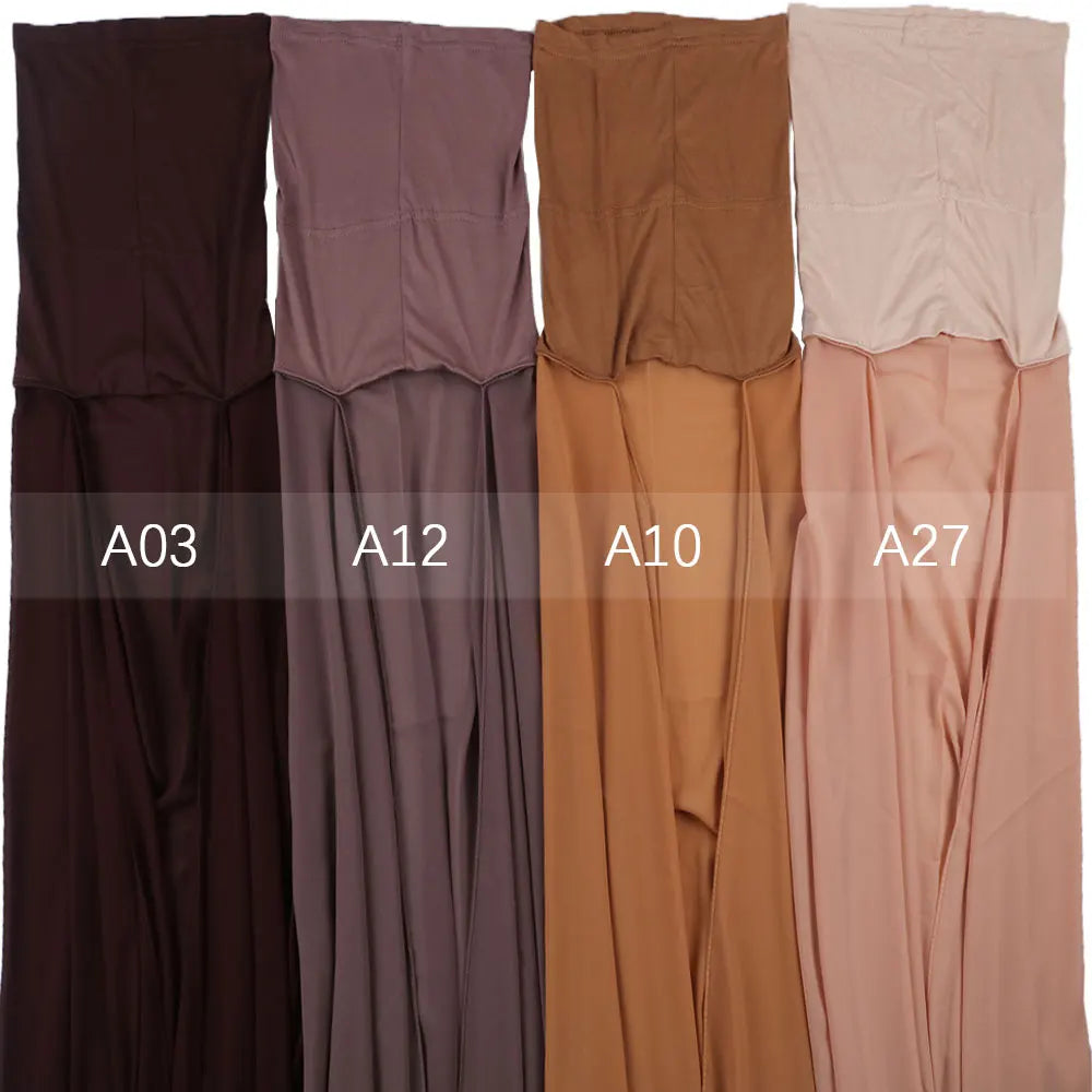 Heavy Chiffon Jersey Hijab for Women, Muslim Fashion Veil, Islamic Headscarf & Scarf