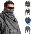 Arab Shemagh Keffiyeh Scarf – Palestinian Shawl Wrap for Men & Women, Traditional Tactical Headscarf