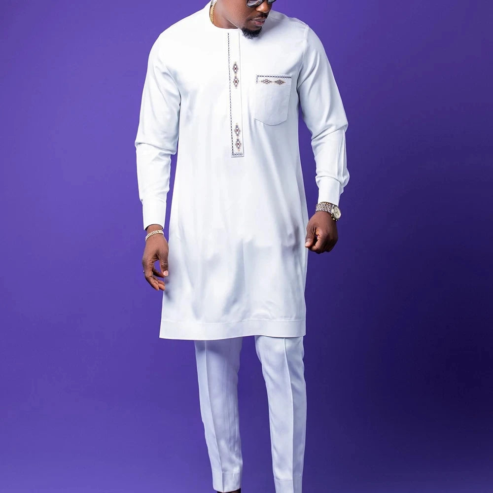 Men’s Traditional Suit – Classic Formal Wear, Elegant Design, Cultural Attire for Special Occasions